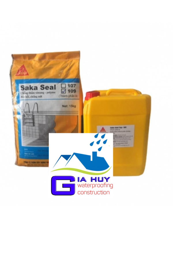 Saka Seal 109 Vữa chống thấm gốc xi măng polyme